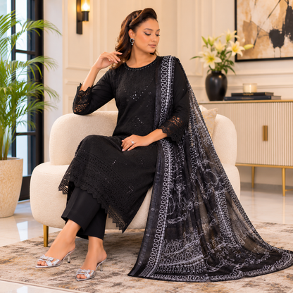 Noir Elegance By Muntaha