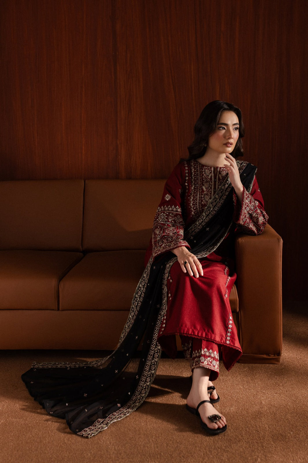 Batik Embroidered Muntaha Collection